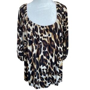 Grace Animal print blouse